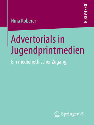 cover image of Advertorials in Jugendprintmedien